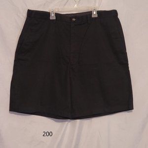Like New Haggar Mens Black Shorts Size 38
